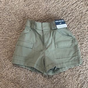 Hollister ultra high rise mom short